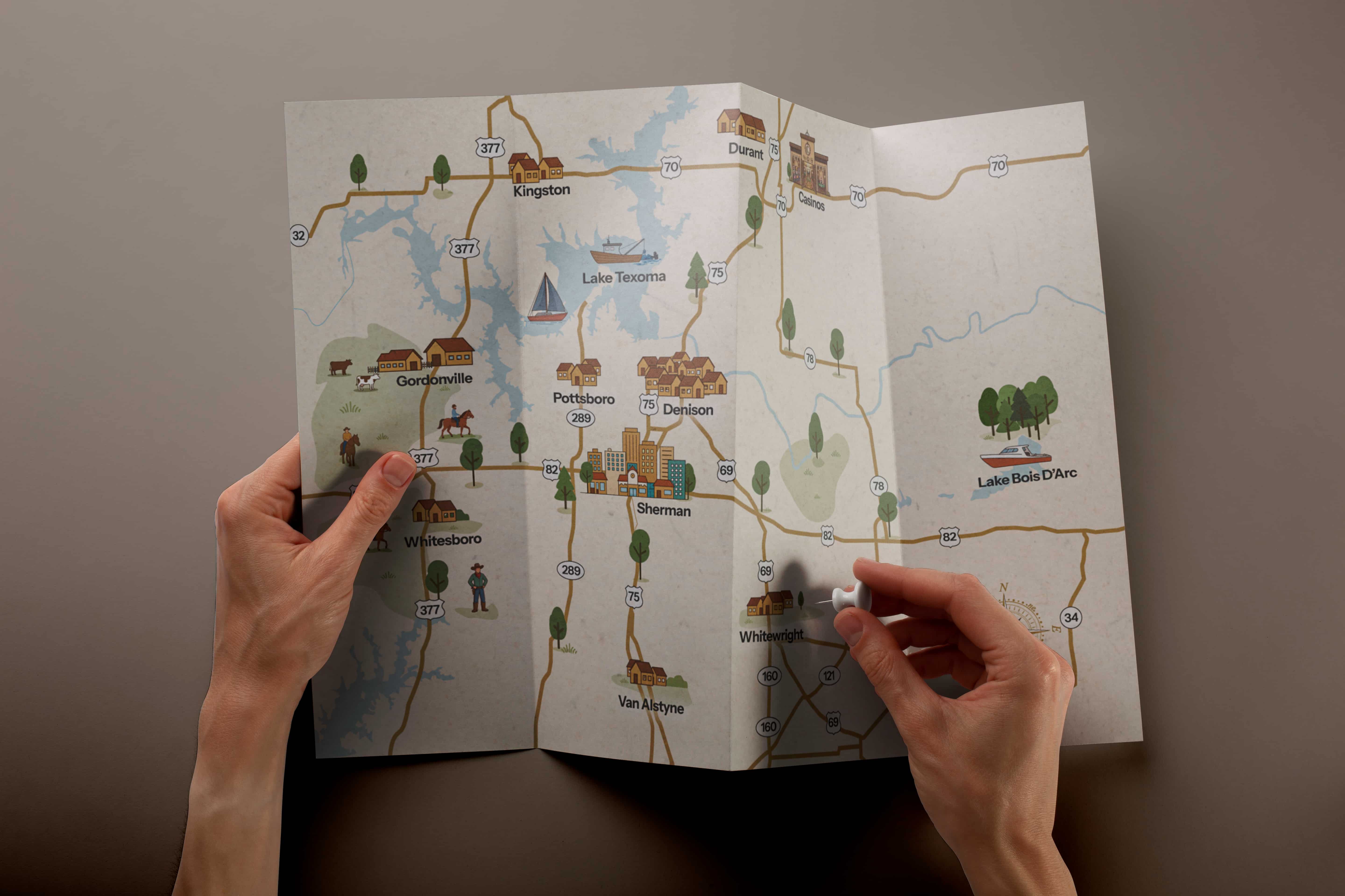 Custom map illustration design by Motakabbir Hossan